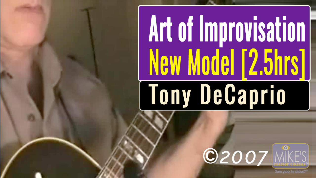 A New Model In Viewing the Art of Improvisation - 2-1/2 Hours