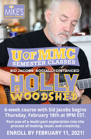 Sid Jacobs’ Socially-Distanced Holly Woodshed