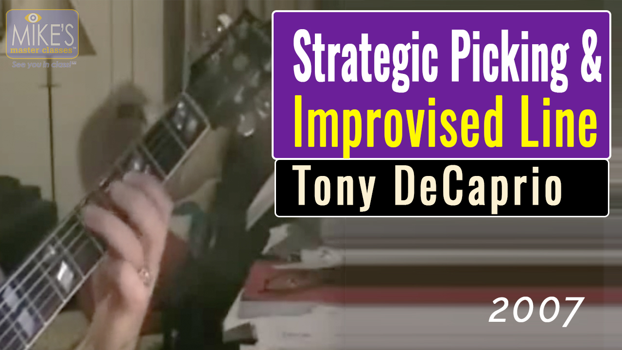 Strategic Picking and the Improvised Line
