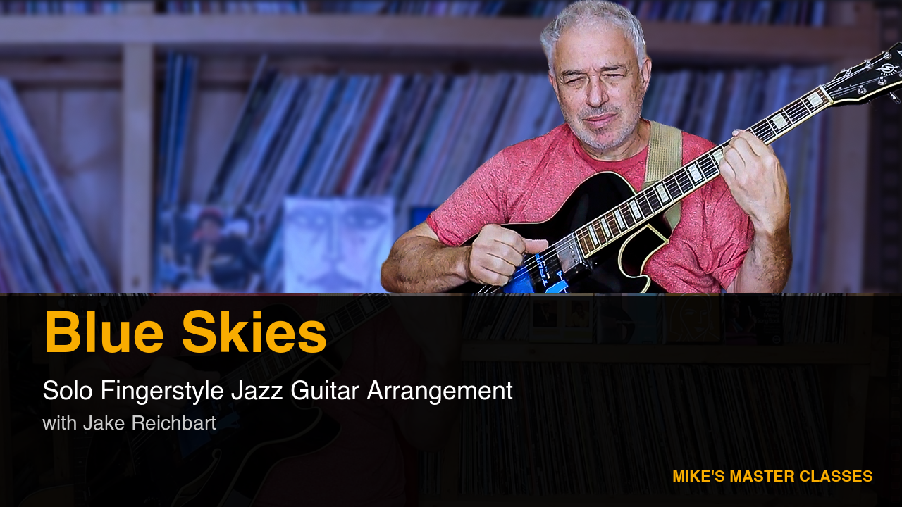 Blue Skies: Solo Fingerstyle Jazz Guitar Arrangement